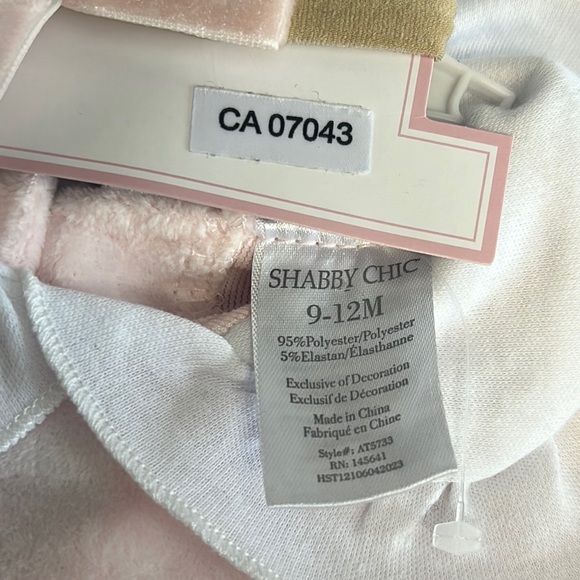 Shabby Chic - NWT - Pink and White Cozy 3-piece set - Picture 2 of 4